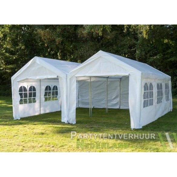 Partytent 6x6 meter (gekoppeld)