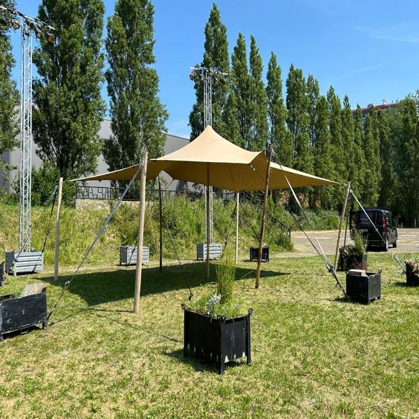 Stretchtent 10x10 meter Stretchtent 10x10 meter