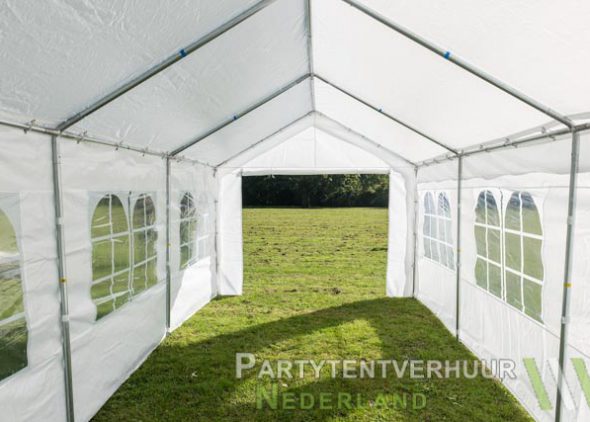 Partytent 3x6 meter binnenkant huren - Partytentverhuur Leiden