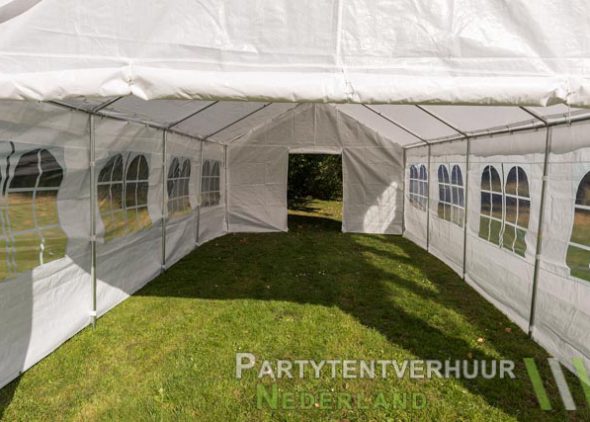 Partytent 4x8 meter binnenkant huren - Partytentverhuur Leiden