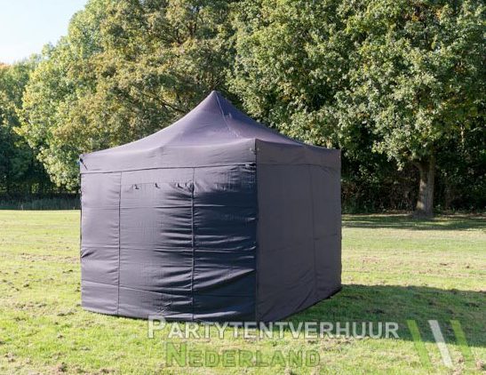 Easy up tent 3x3 meter voorkant huren - Partytentverhuur Leiden